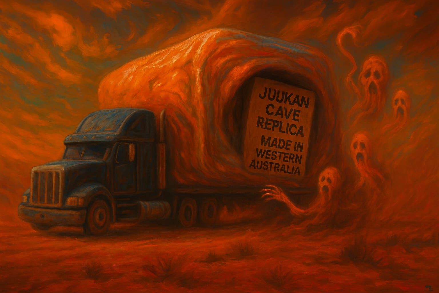 46,000 years reduced to a replica. It will look real but won...