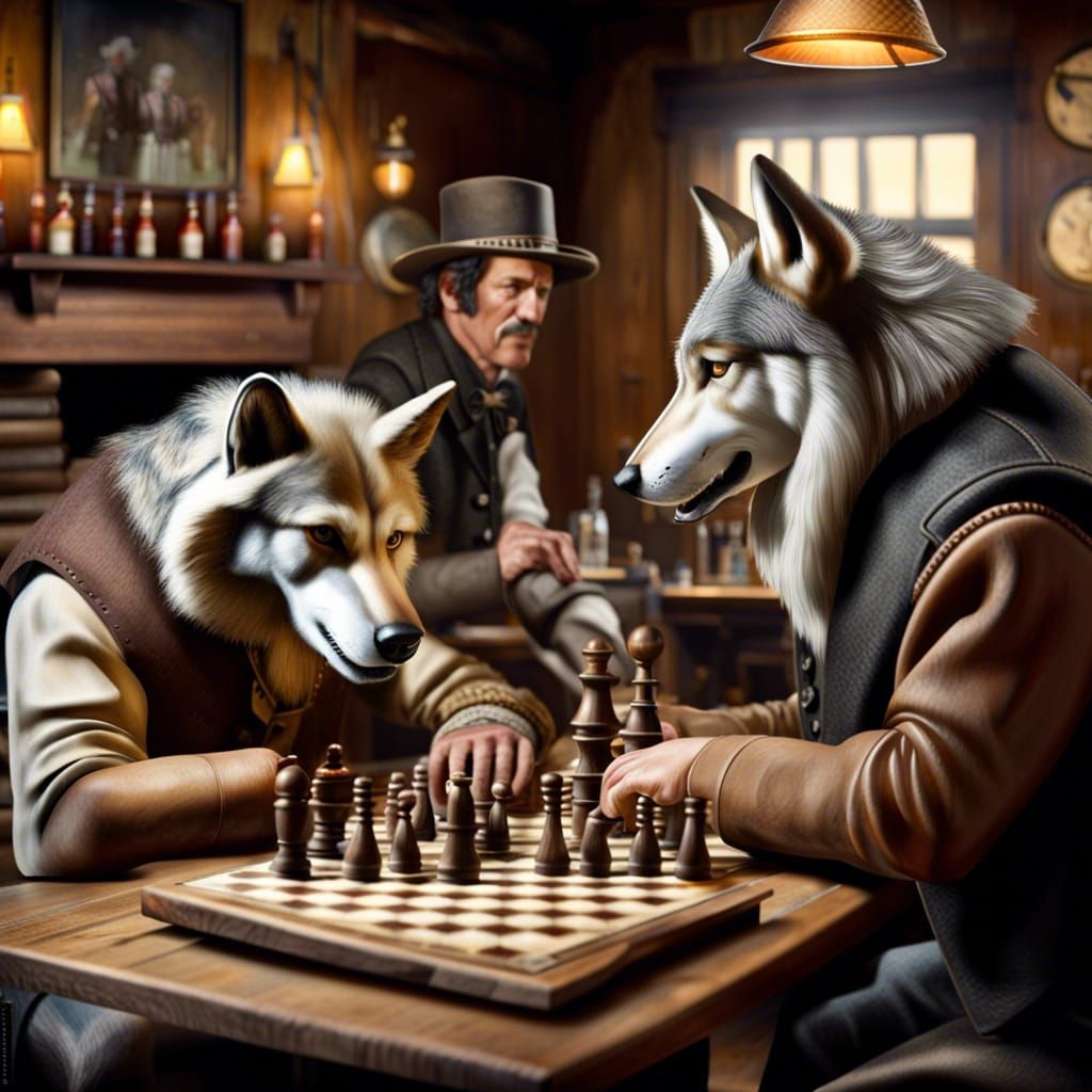 One of the biggest challenges of chess in the old west was t...