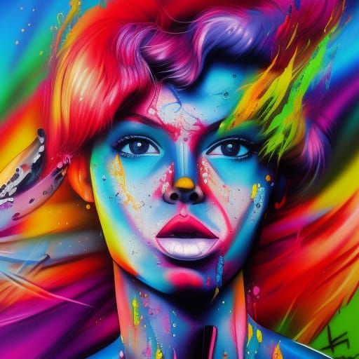 Coloured portrait