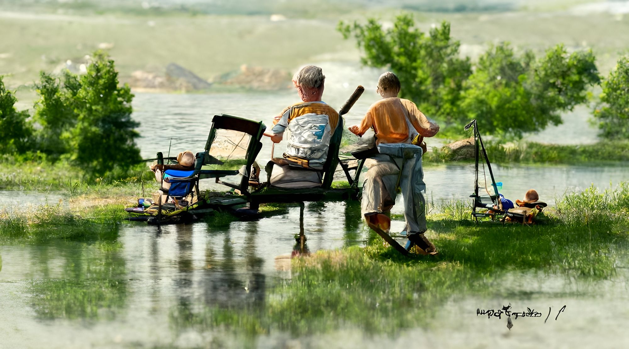 Fishing With Grandpa AI Generated Artwork NightCafe Creator   Mu6AIjjx3qytXXqiN0ac 4x 