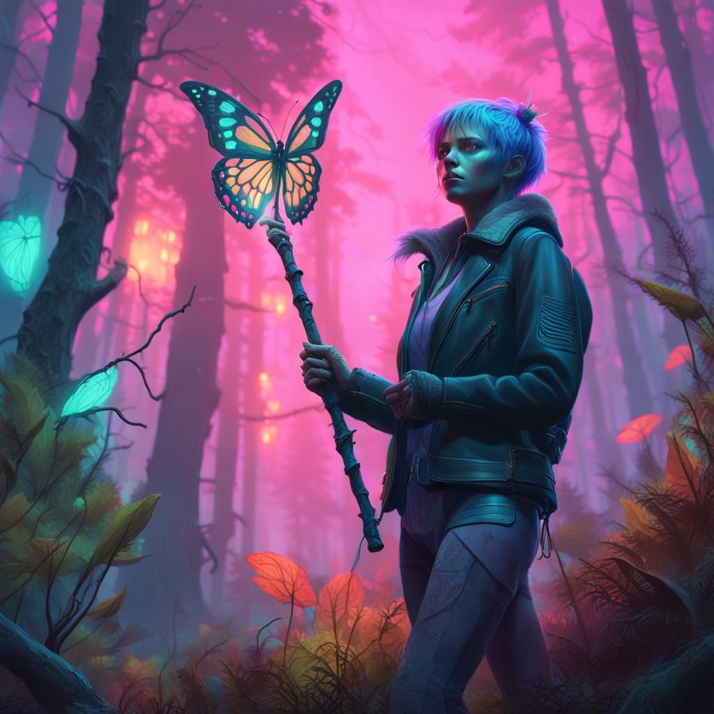 Lost in an enchanted woods