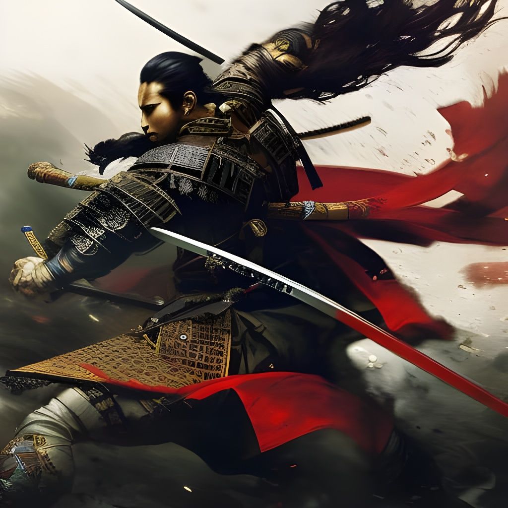 Samurai Warrior Spirit - AI Generated Artwork - NightCafe Creator