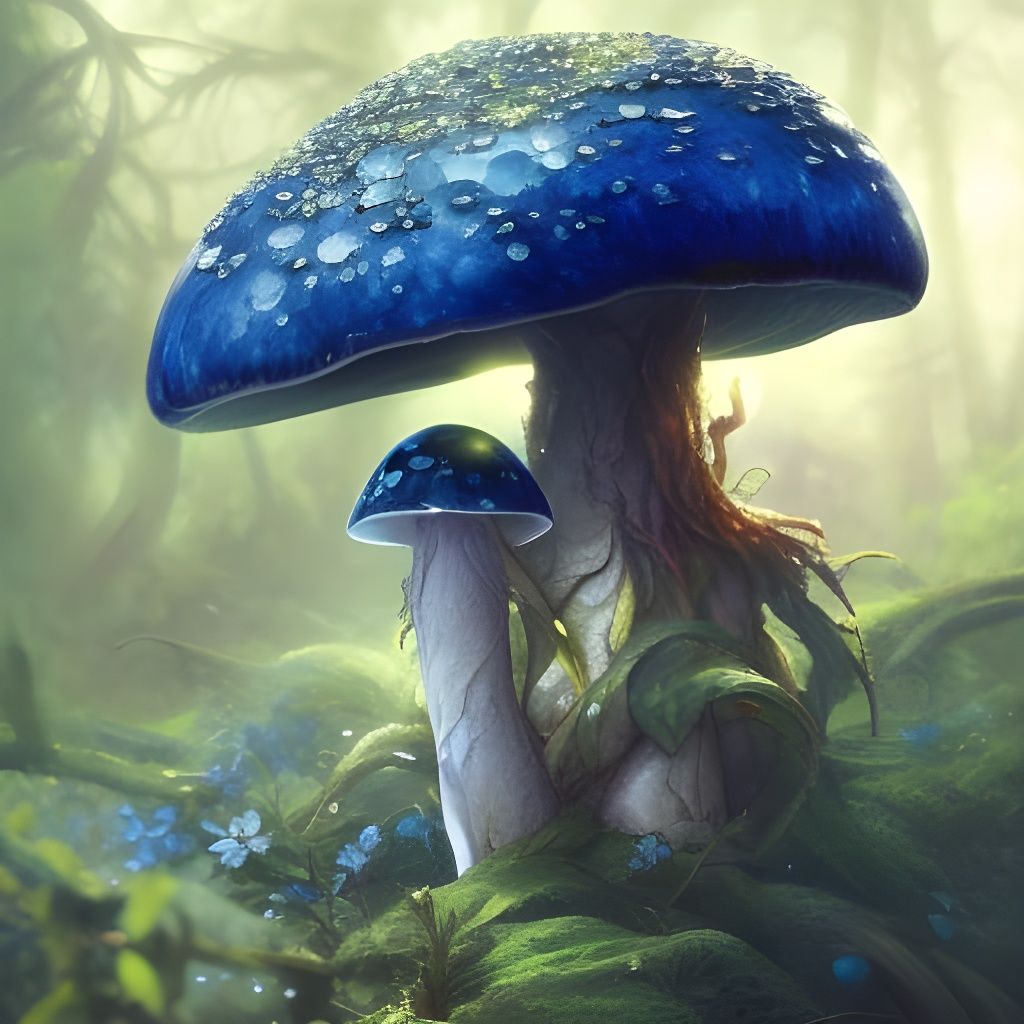 Forest Fungi  by @mathy_art_girl_305