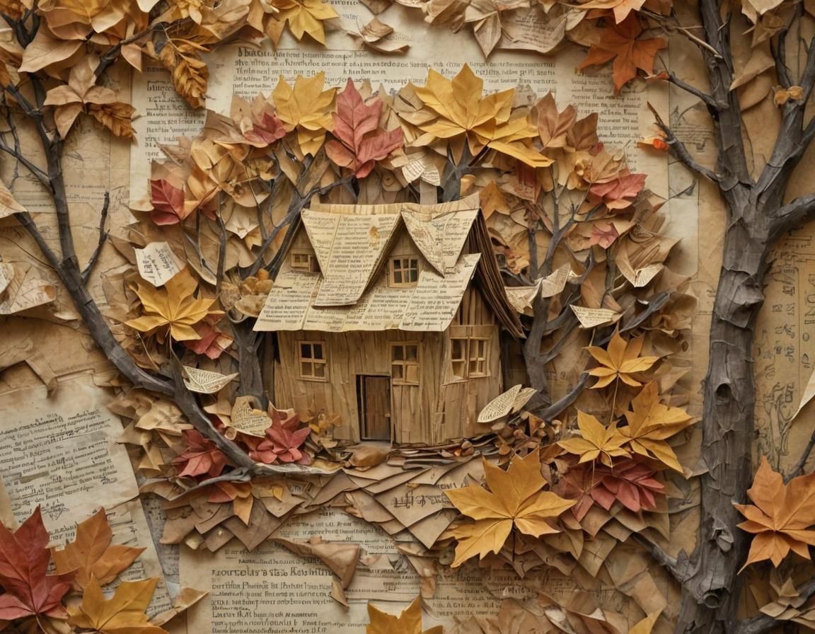 🍂🌾 ᴀᴜᴛᴜᴍɴᴀʟ ᴘᴀᴘᴇʀ ᴀʀᴛ 🍁🍃