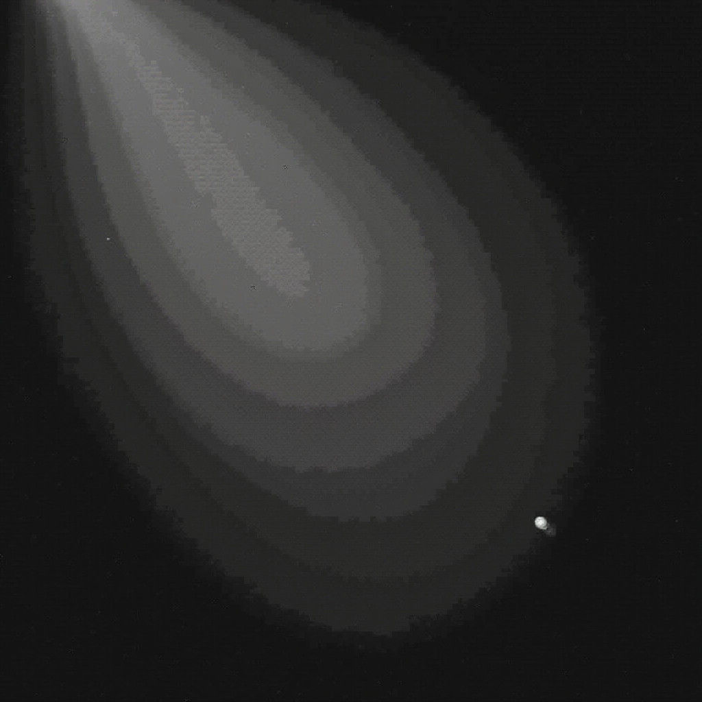 Post-Apocalyptic Wasteland with Figure in Film Noir Style