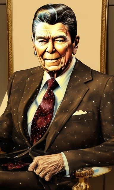 Reagan Seated