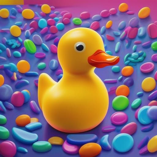 Rubber Duck AI Generated Artwork NightCafe Creator