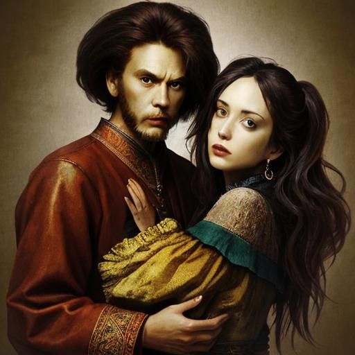 wise, emo, hippie, tattoo, elegant, photorealistic, realisti...