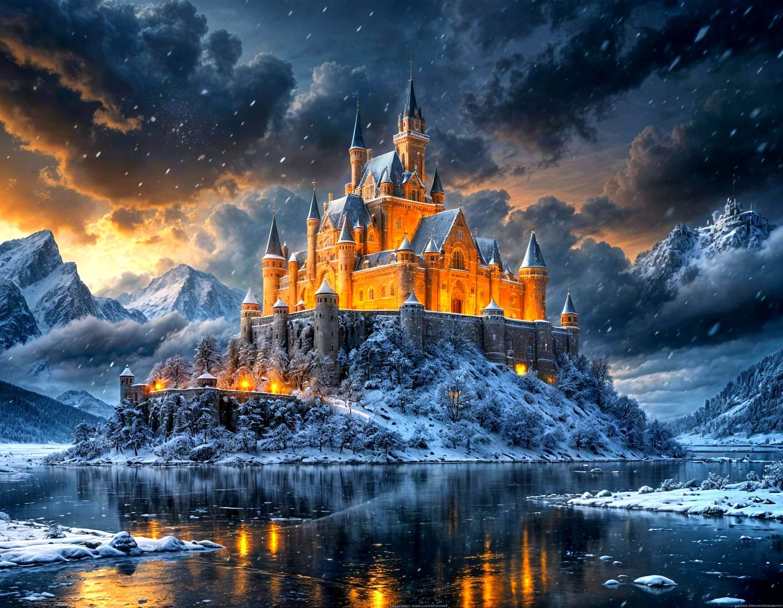 "Wintertime Places:" Masterpiece. Anime, cartoon. award winning professional photography, hyper detail, hyper realistic painting, ...  by @Lennis