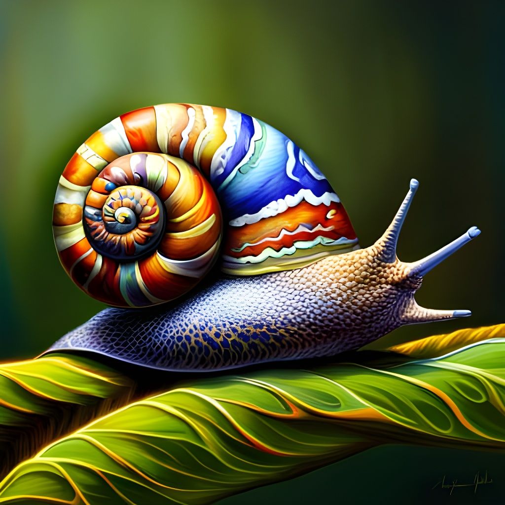 Snail Sapphire   by @thepromptskid