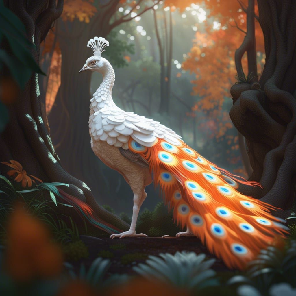 White Peacock  by @Kacor Crunch