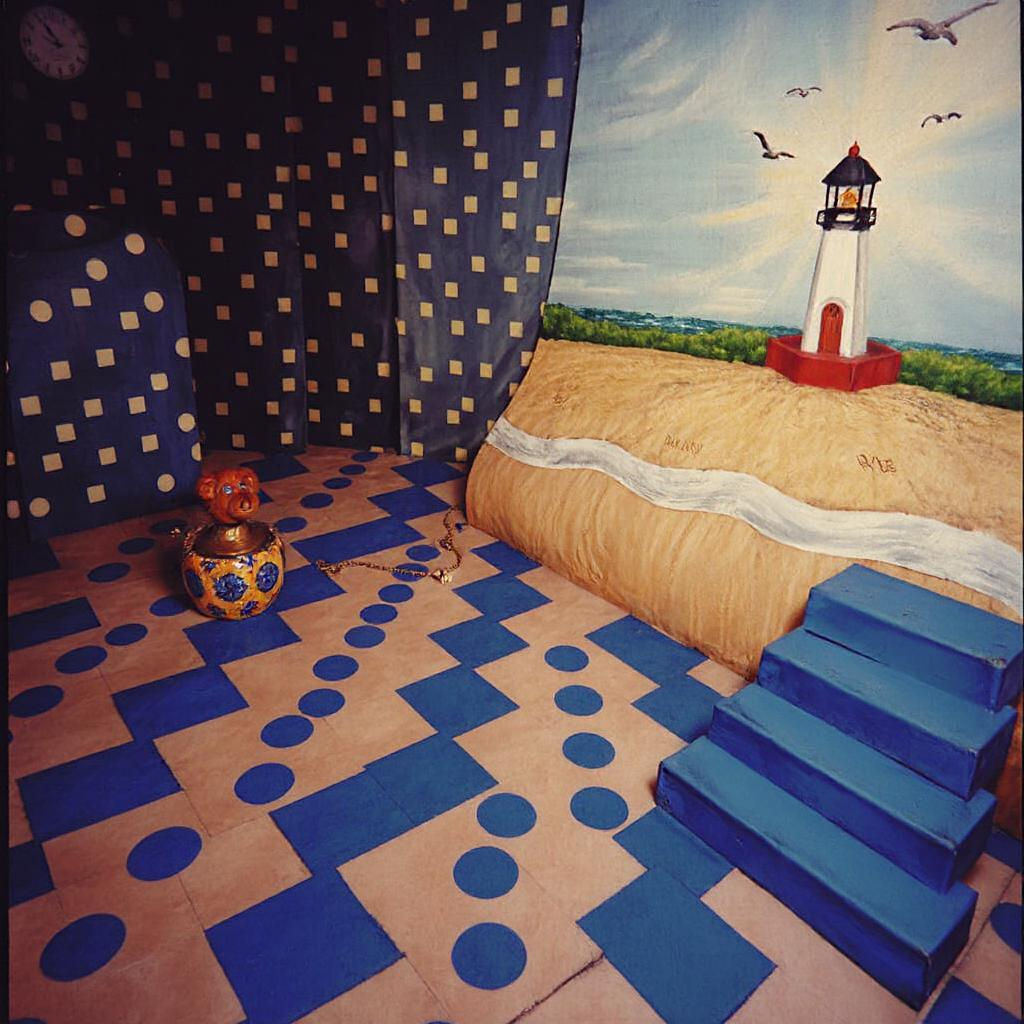 Mysterious Lighthouse Mural