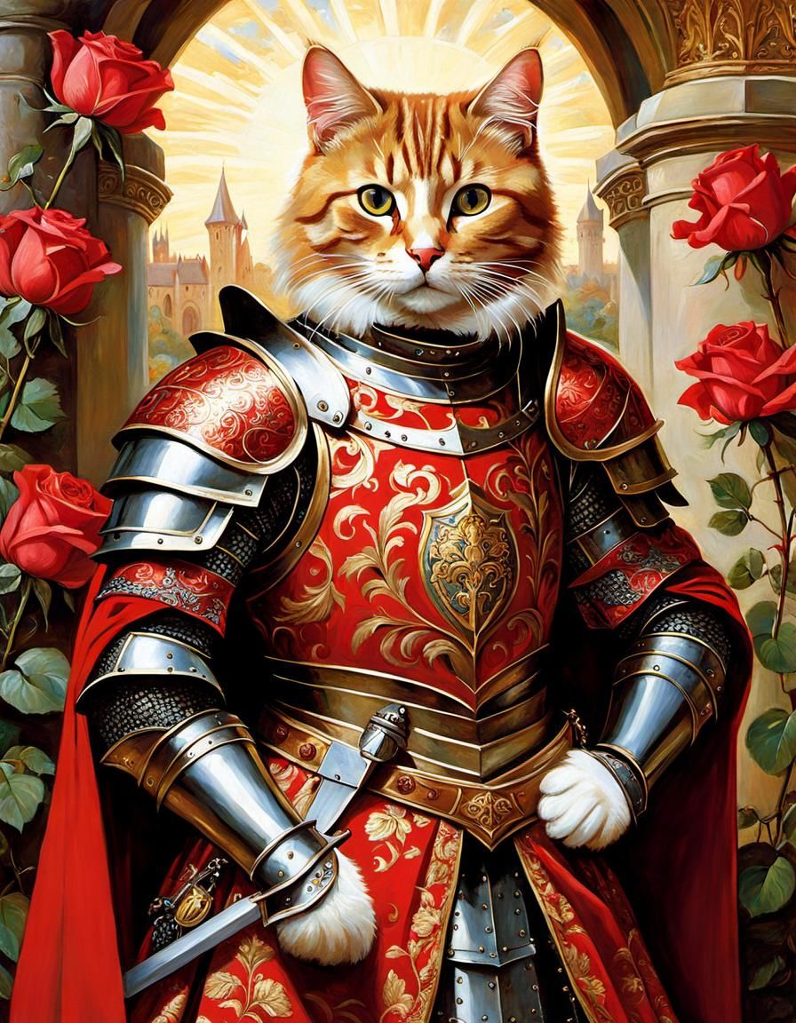 Sir Powdered Paws  by @Mandee