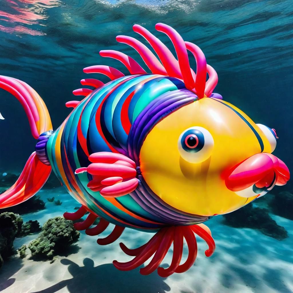 Balloon Fish - Ai Generated Artwork - Nightcafe Creator