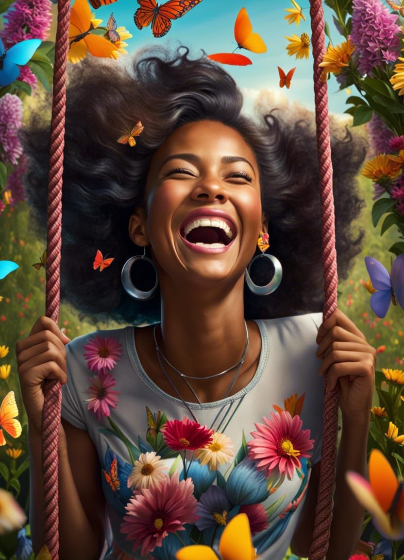 On the swing  by @ArtColai