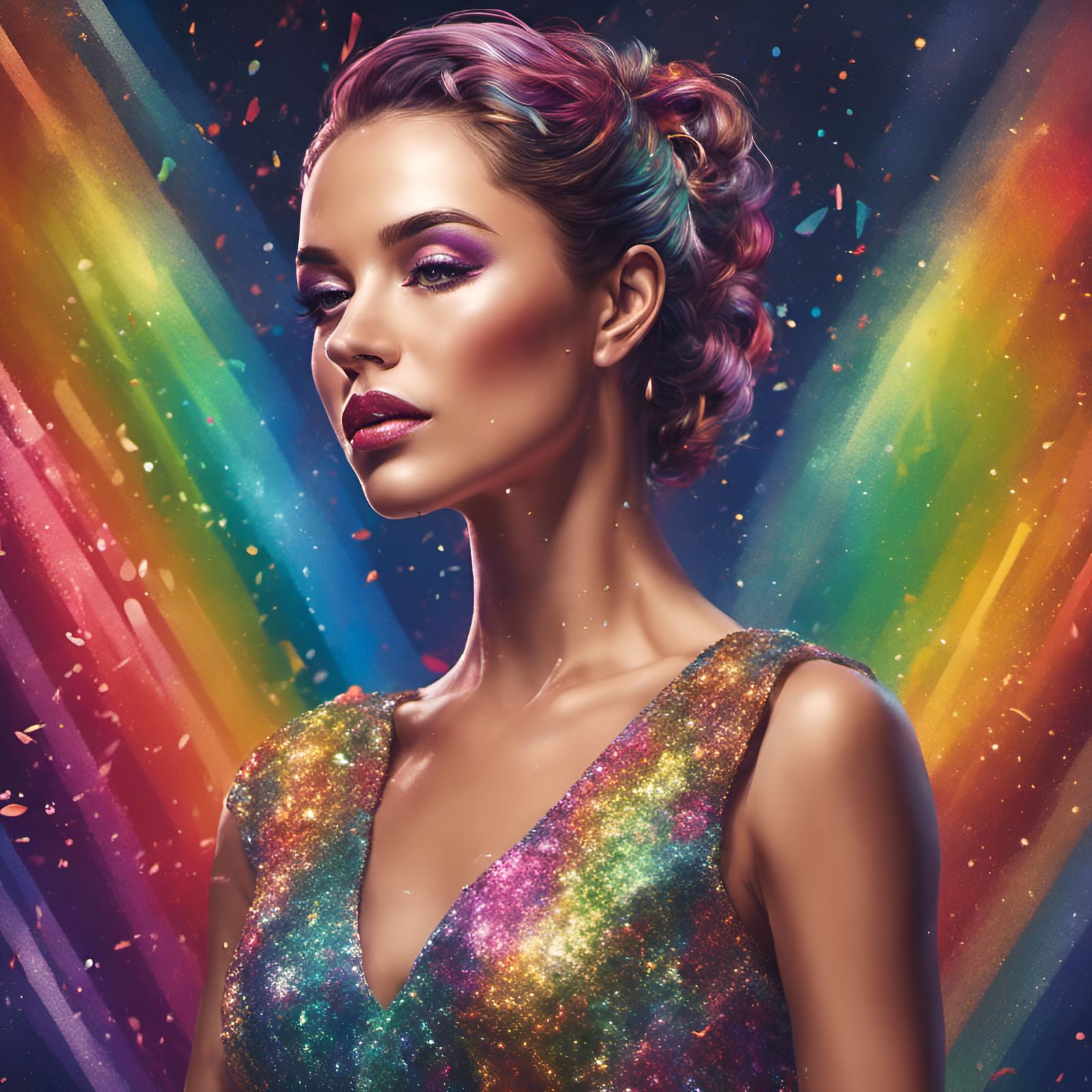 Glitter dress