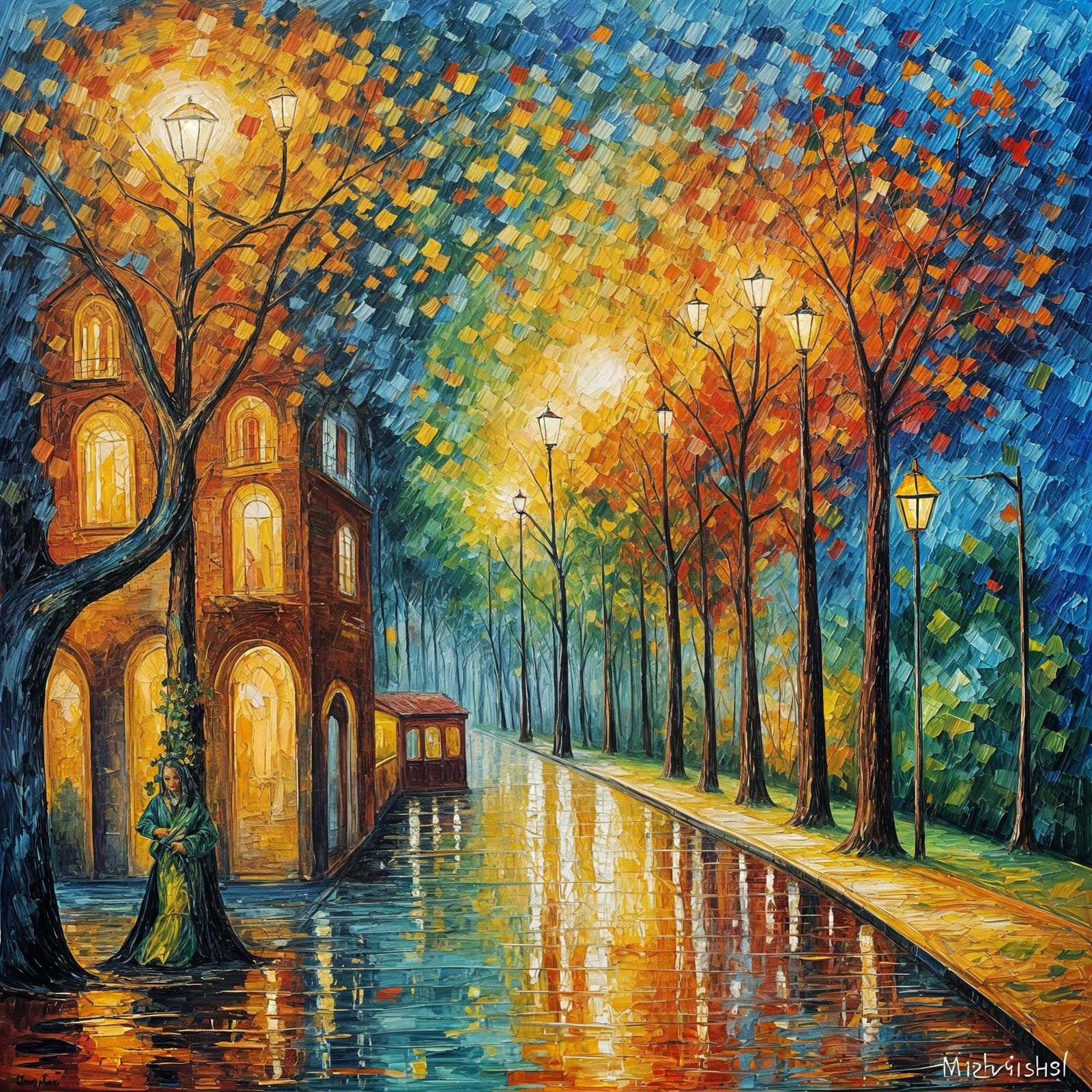 Epic Fantasy Landscape With Majestic Castle and Mountains