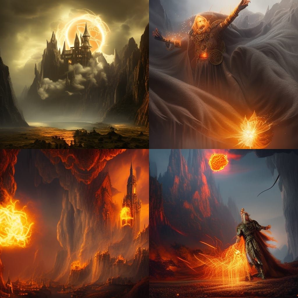 Wizard, fireball