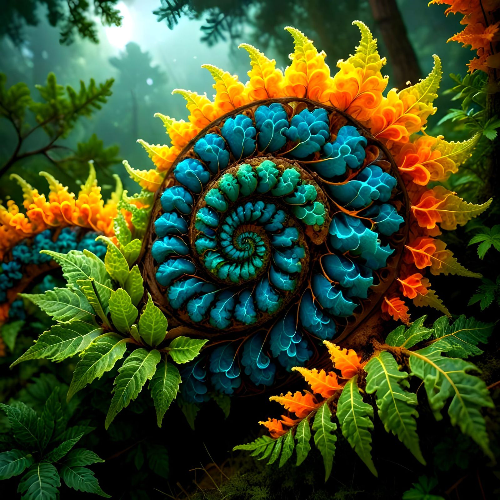 Fibonacci Succulence  by @lawrencelot