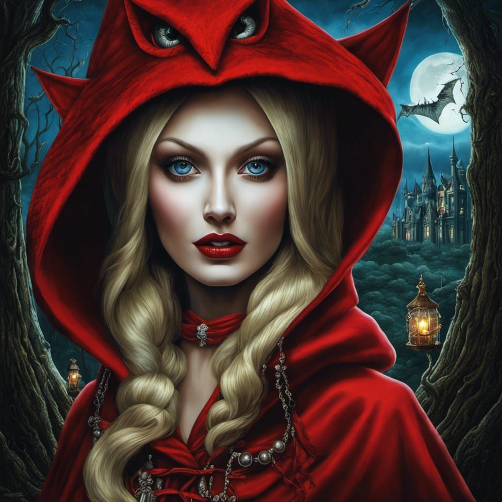 The magic of Red Riding Hood - AI Generated Artwork - NightCafe Creator