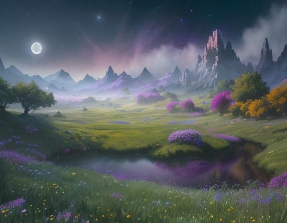 Night meadow