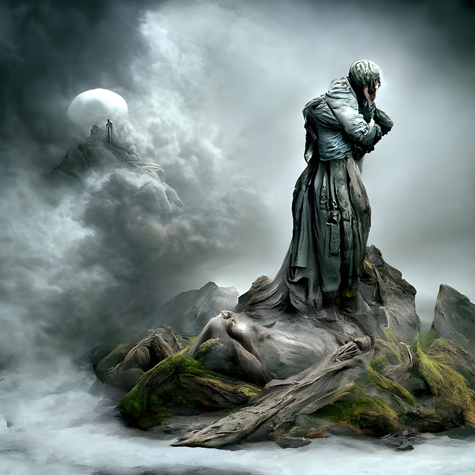 The sorrowful maiden
