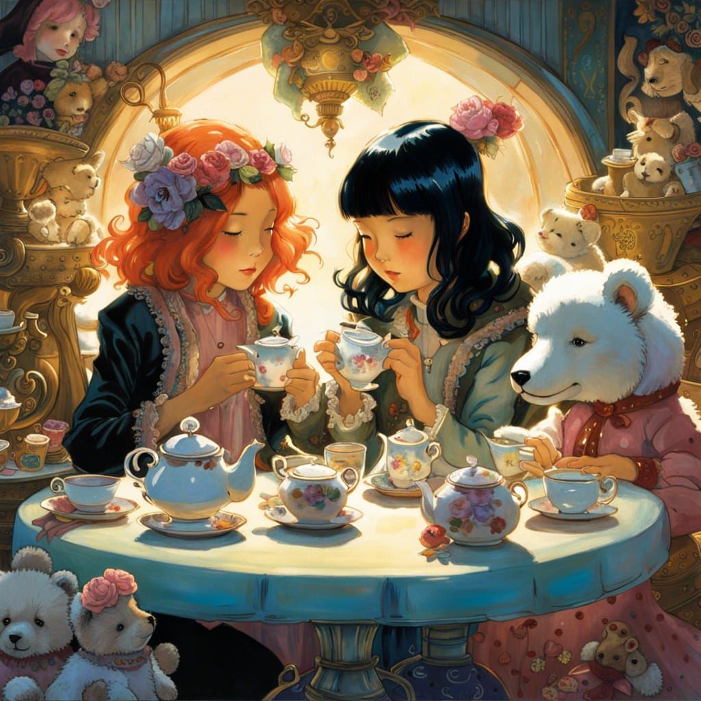 Tea party with friends  by @Mike Ritchie