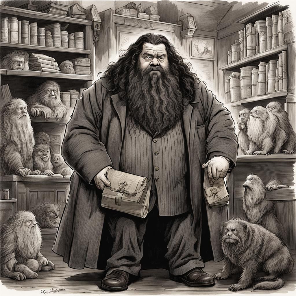 Rubeus Hagrid (6 December 1928) is a half-giant wizard. He i...