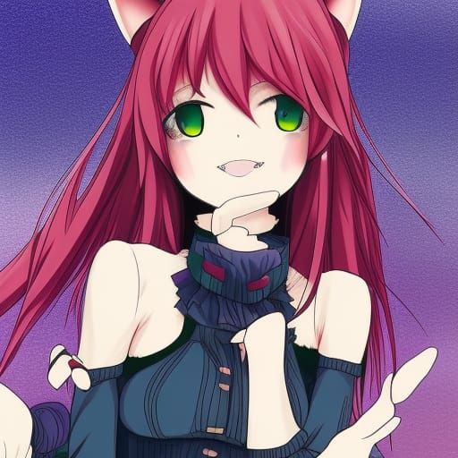 anime catgirl
