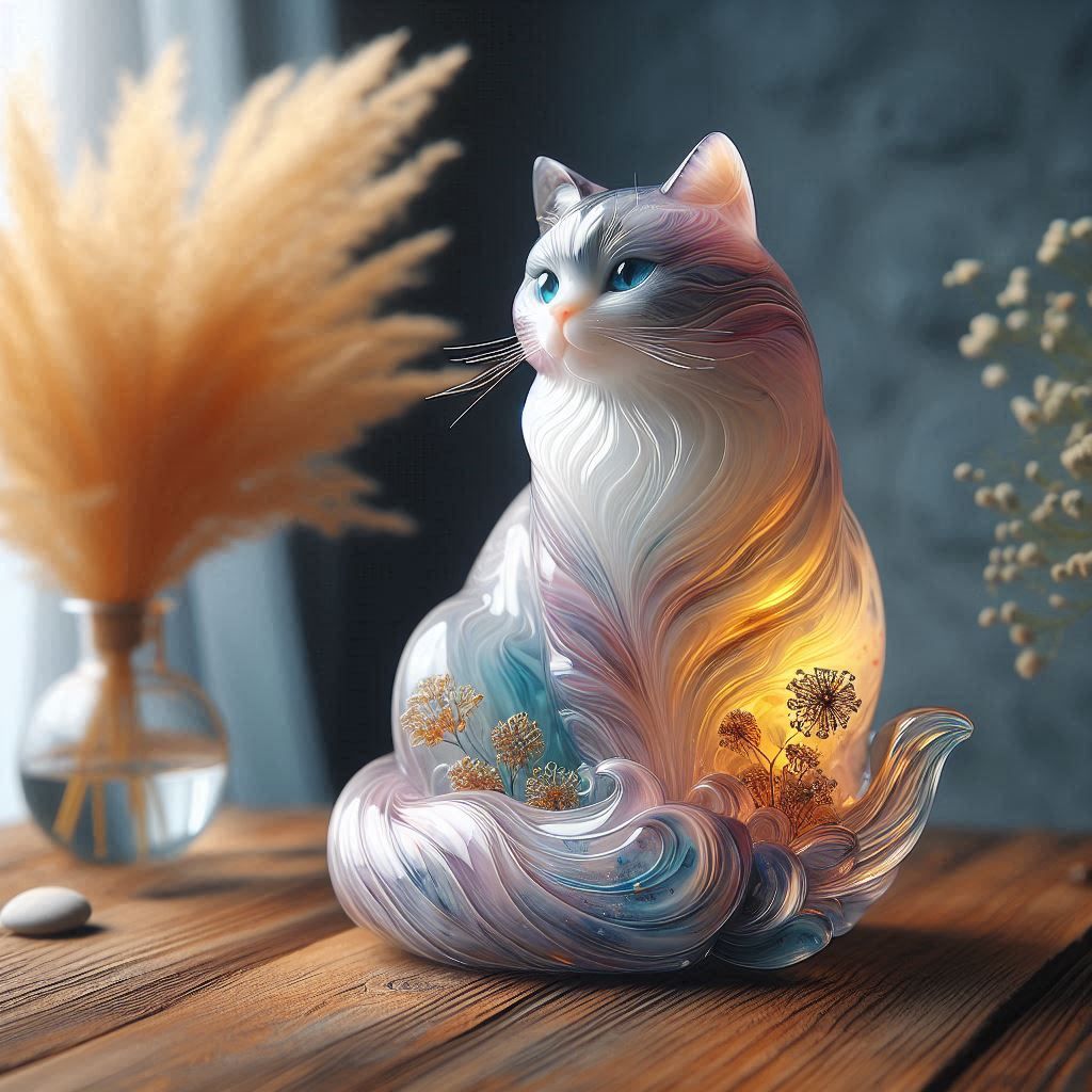 glass cat,