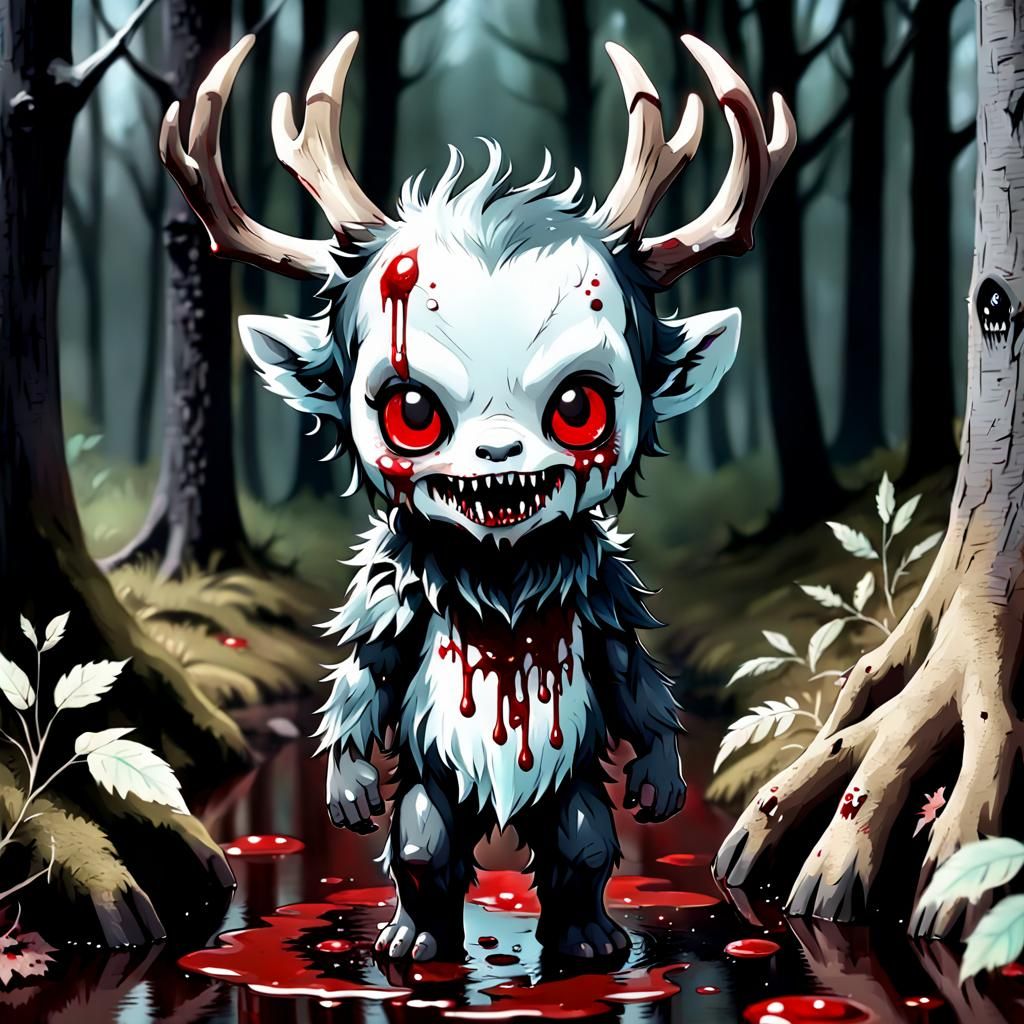 Baby Wendigo - AI Generated Artwork - NightCafe Creator