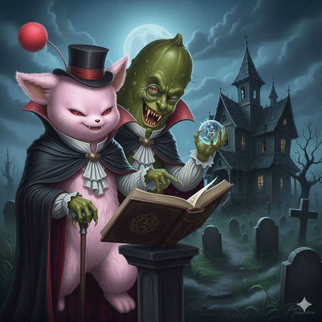 Vampire MoogleMeg and Pickled Jim