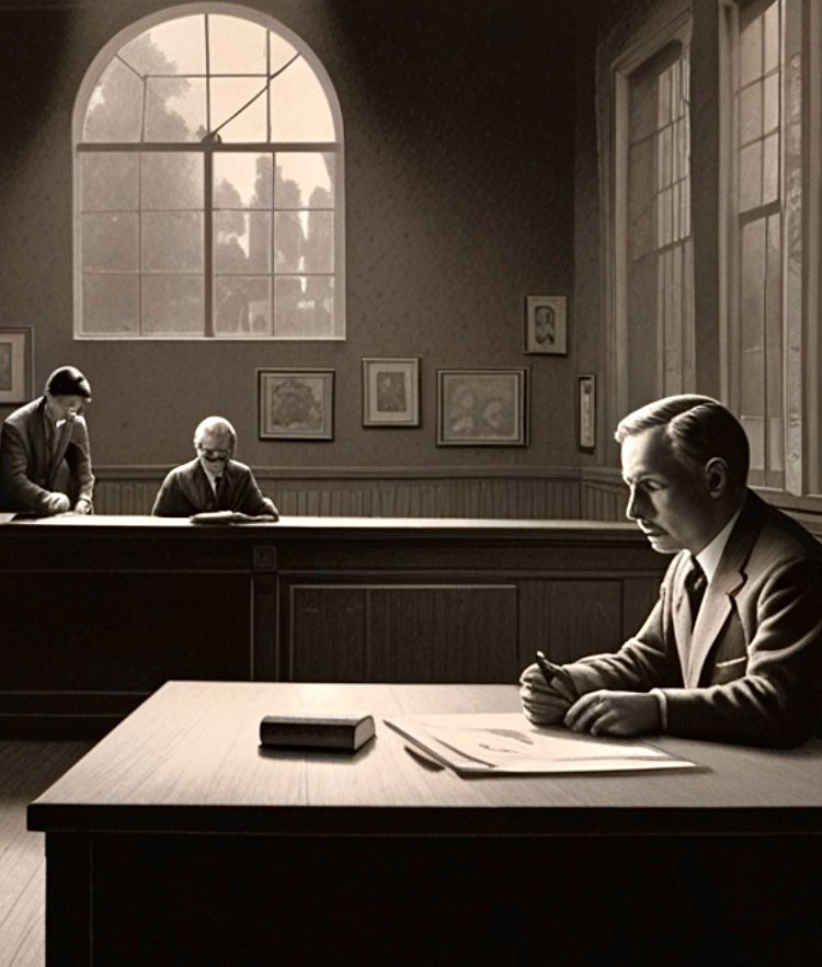 As he looked up from his work, he was immediately filled with horror. The wretched book that he had personally burned in...