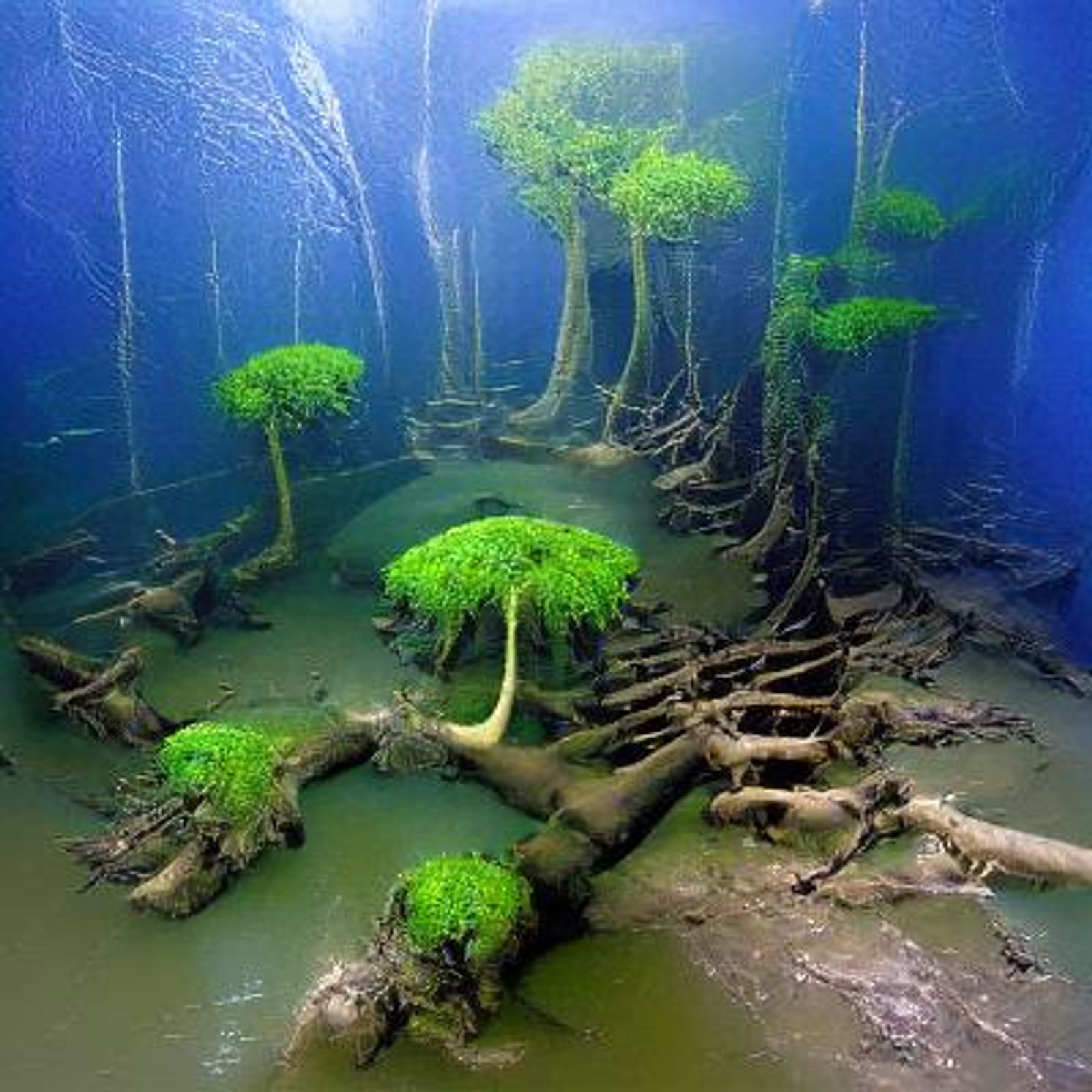 ancient underwater forest