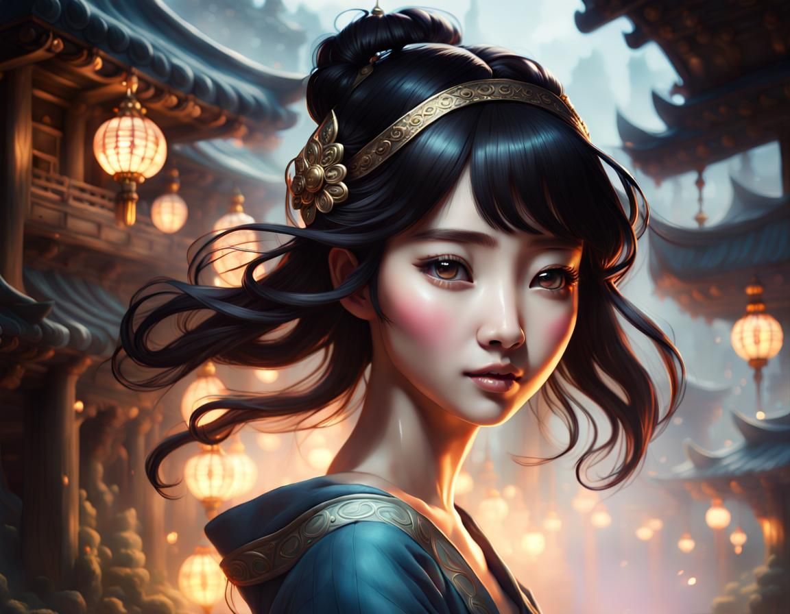 Korean Girl - AI Generated Artwork - NightCafe Creator