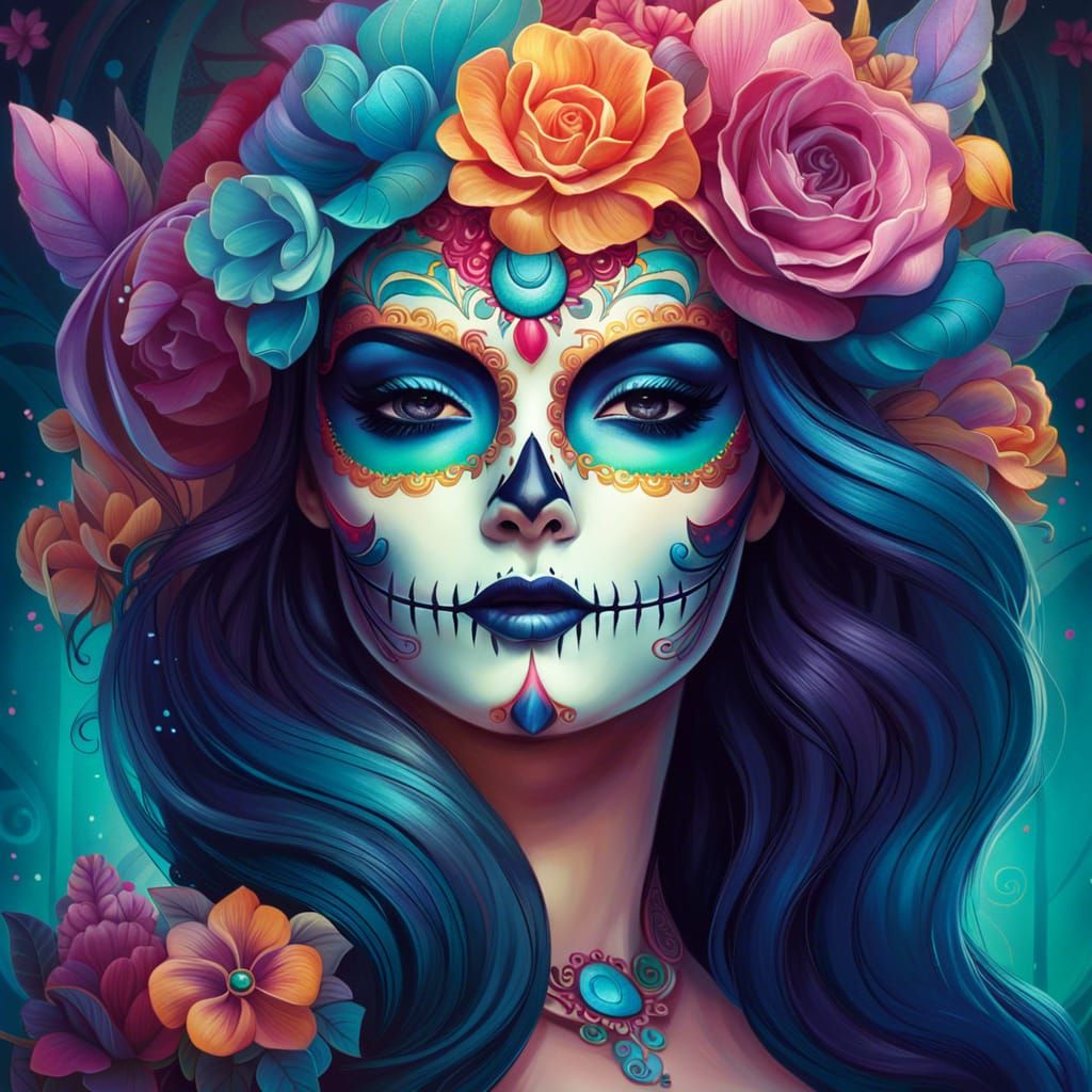 Día De Los Muertos   by @Demeter_11