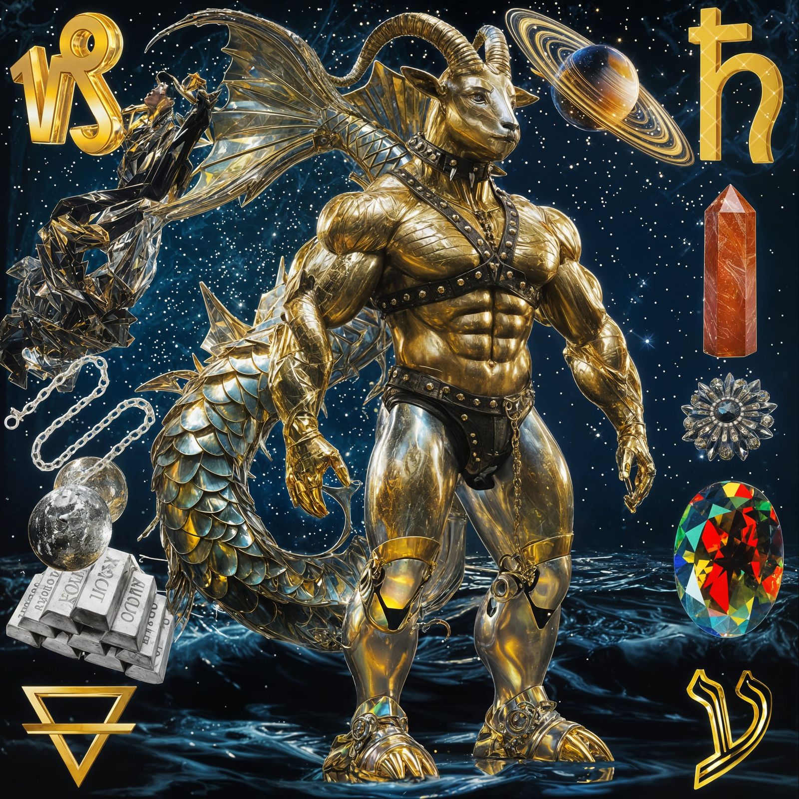 "CAPRICORNUS" ("THE CAPRICORN" OR "THE GOAT"): THE SIGN, THE SYMBOL, THE ELEMENT, THE PLANET, THE COLORS, THE METALS, TH...