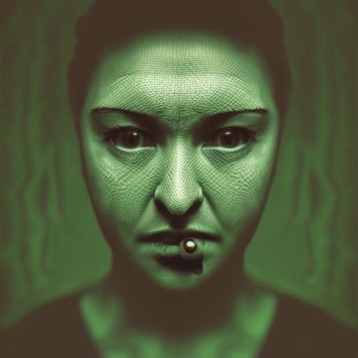 👹👺😈👽🙈🙉🙊The color green, emerald, chartreuse, moss, fe...