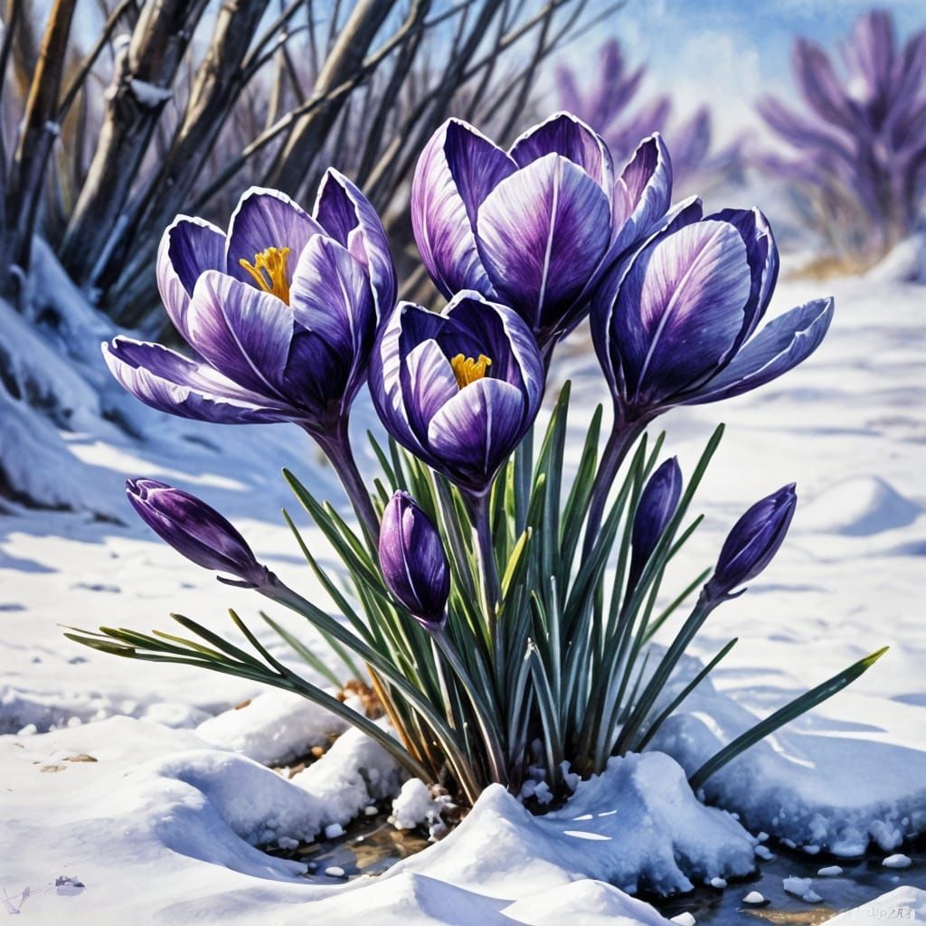 Harbinger of Spring  by @Sharonjoy