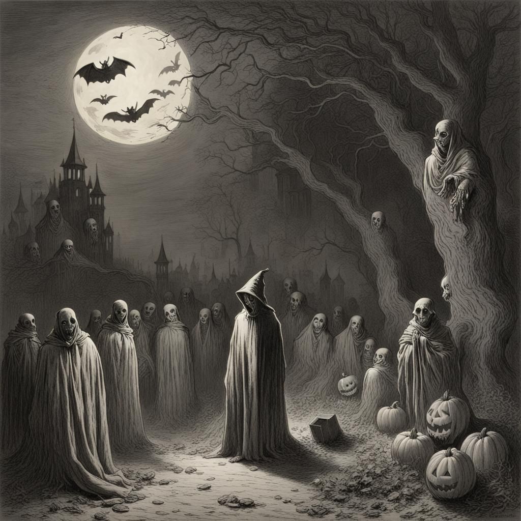 "What is halloween?"
Halloween is horror.  (3-3)
