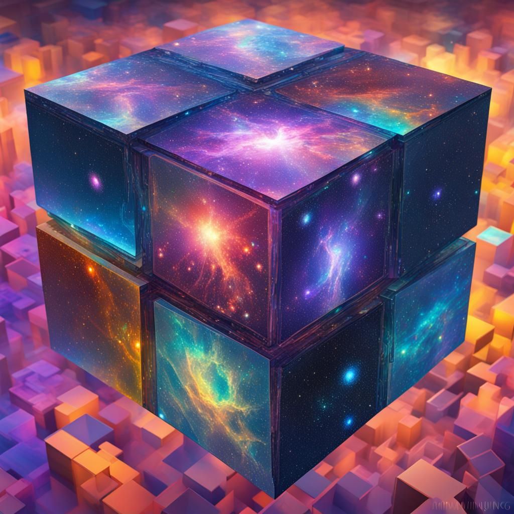 Rubicon Cube - AI Generated Artwork - NightCafe Creator