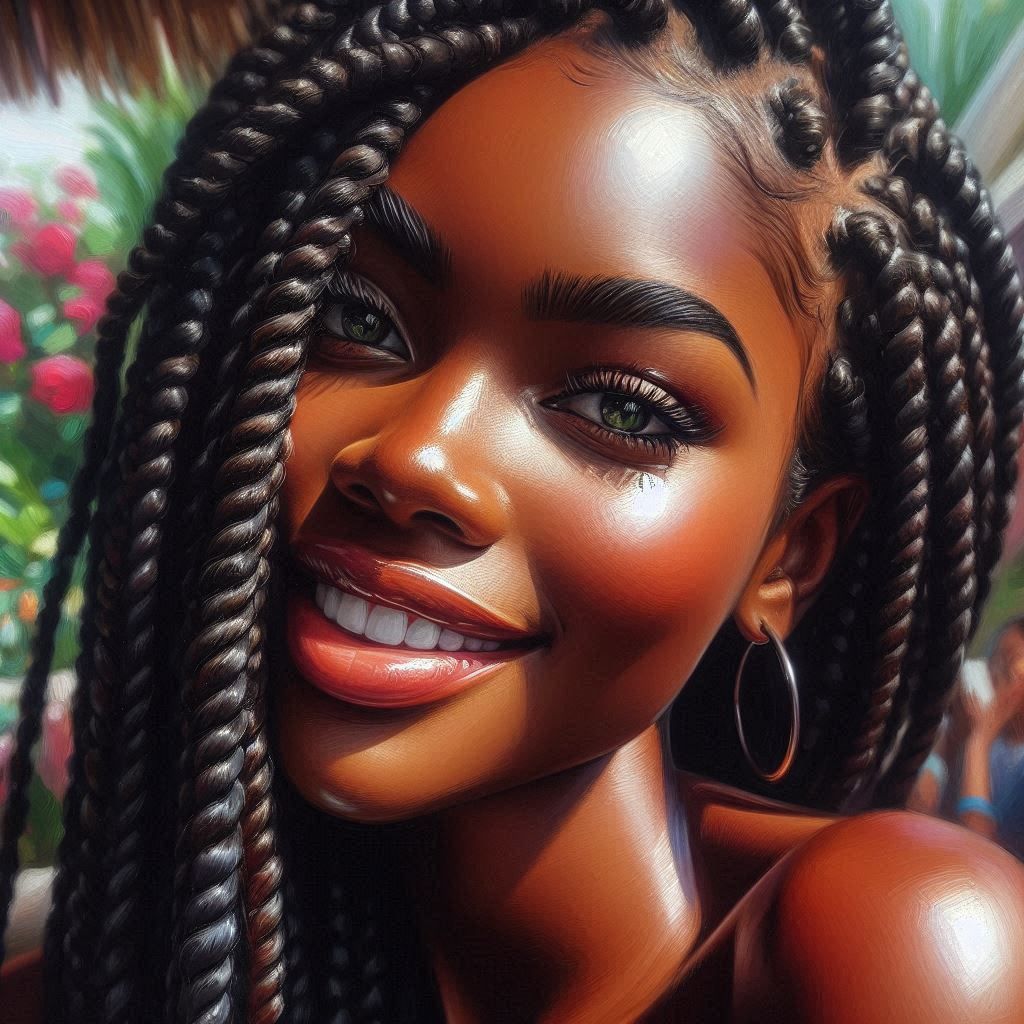 Close-up Selfie by D3