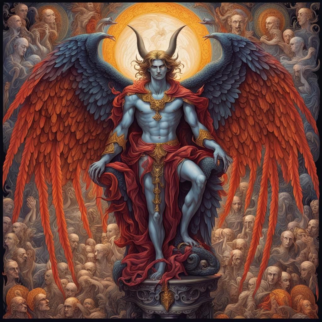 Lucifer ai generated artwork nightcafe creator