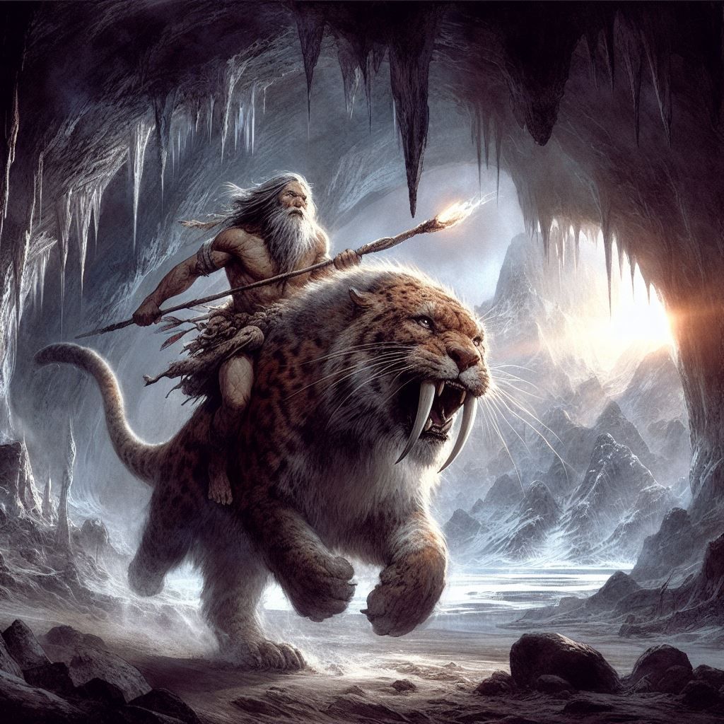 Smilodon rider