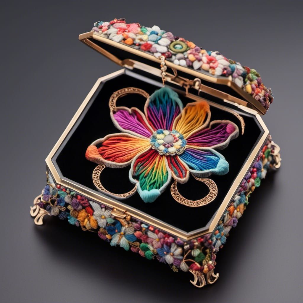 Embroidered Flower
