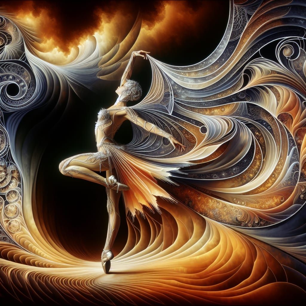 fairy of the fractals  by @CardinalBiggles