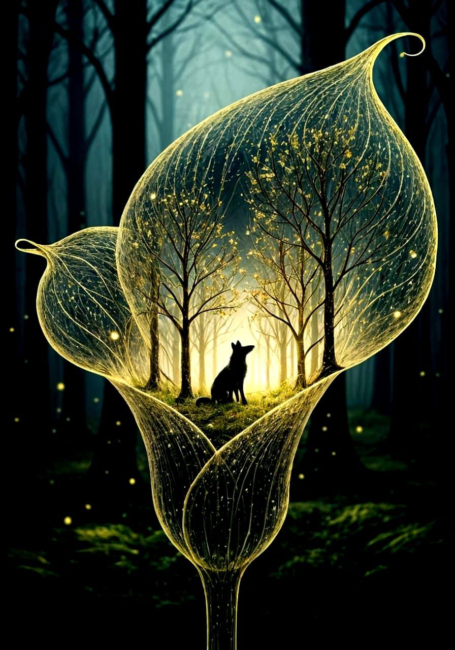 Mystical calla lily  by @Neverland