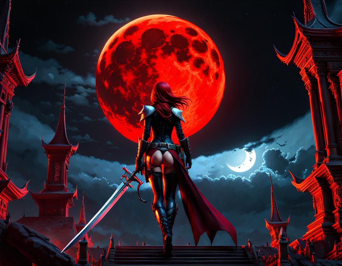 Aatrox, the blood magic using world ender - AI Generated Artwork -  NightCafe Creator