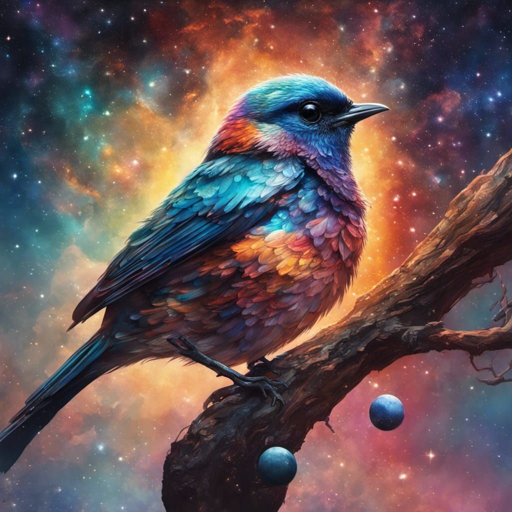 Space bird  by @Kelder