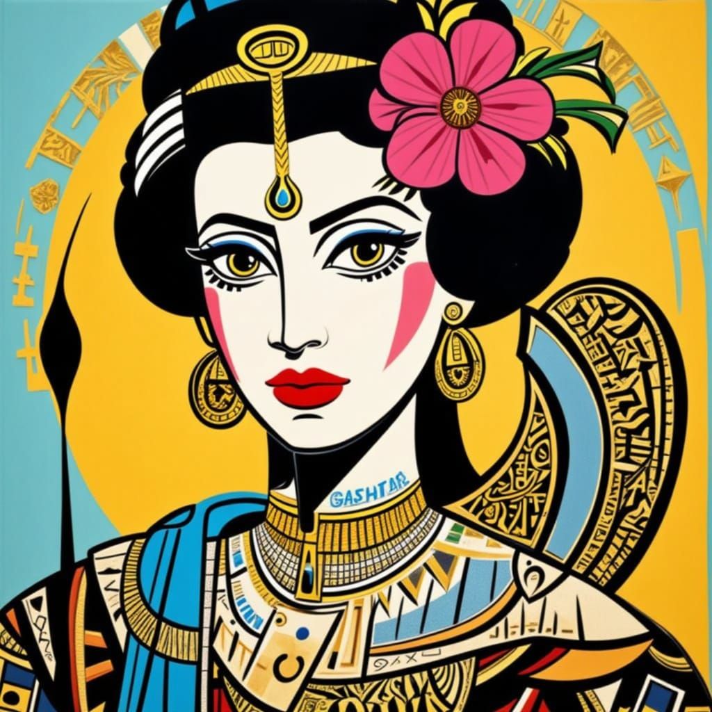 <lora:EGYPTIAN GOLD:1.0> Geisha